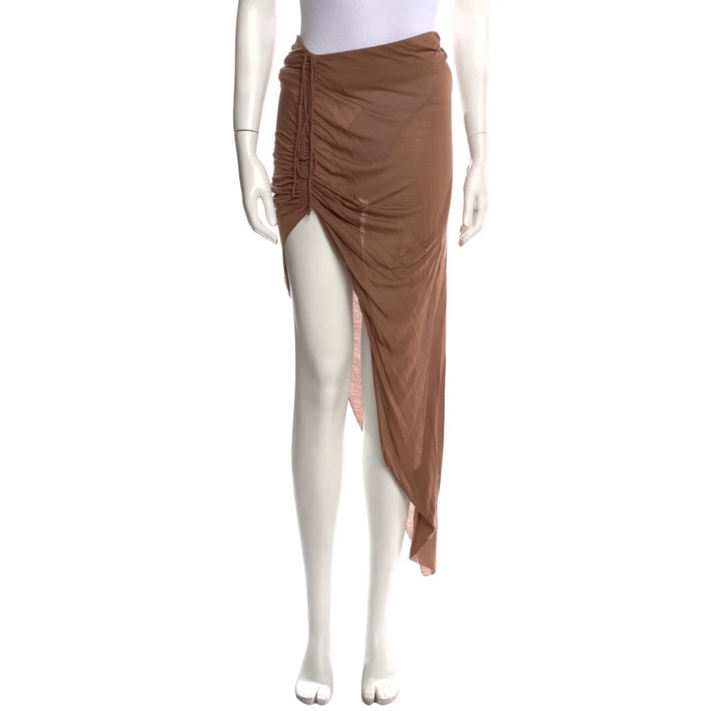 Helmut Lang Ruched Skirt
